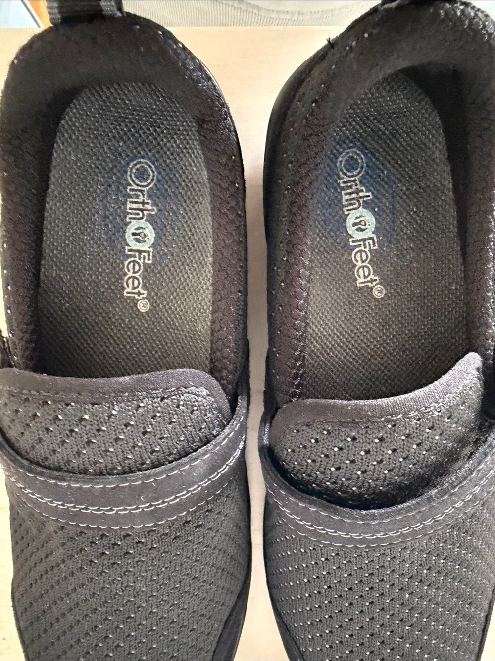 Orthofeet Ortho Feet Women's Quincy Slip-on Shoes Black Size 7.5 Extra Wide NEW - Picture 7 of 9